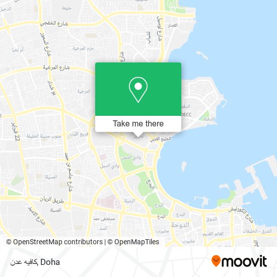 كافيه عدن map