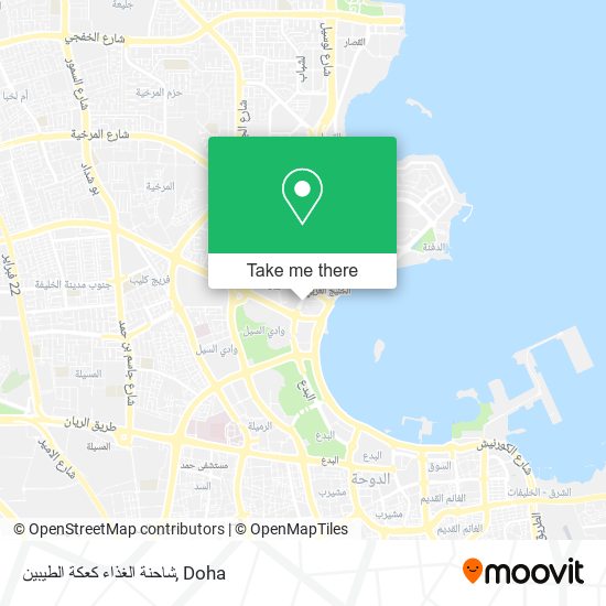 شاحنة الغذاء كعكة الطيبين map