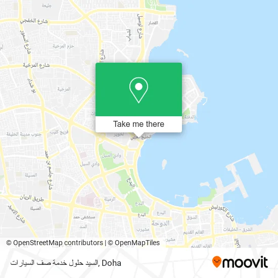 السيد حلول خدمة صف السيارات map