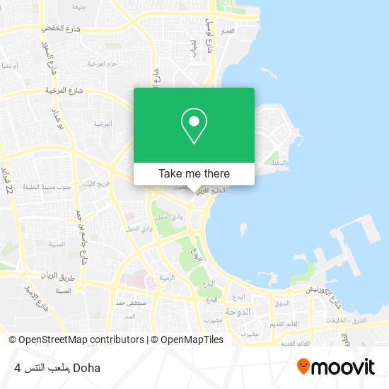 ملعب التنس 4 map
