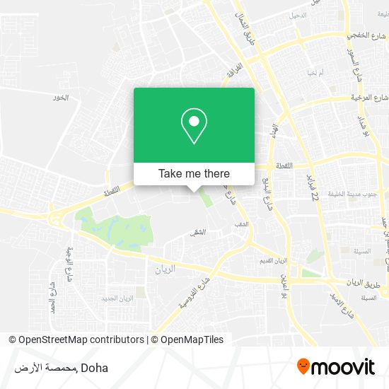 محمصة الأرض map