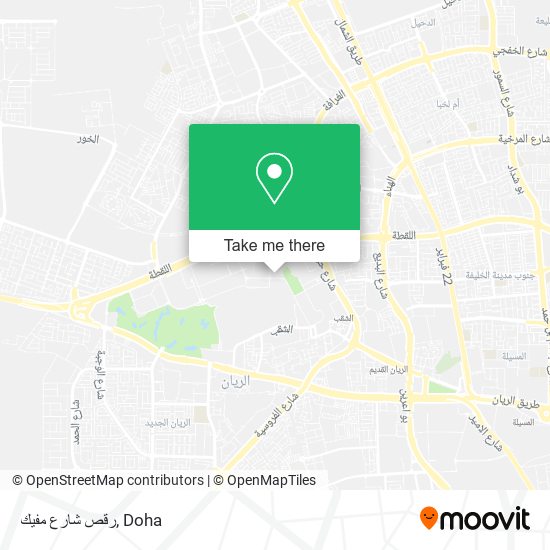 رقص شارع مفيك map