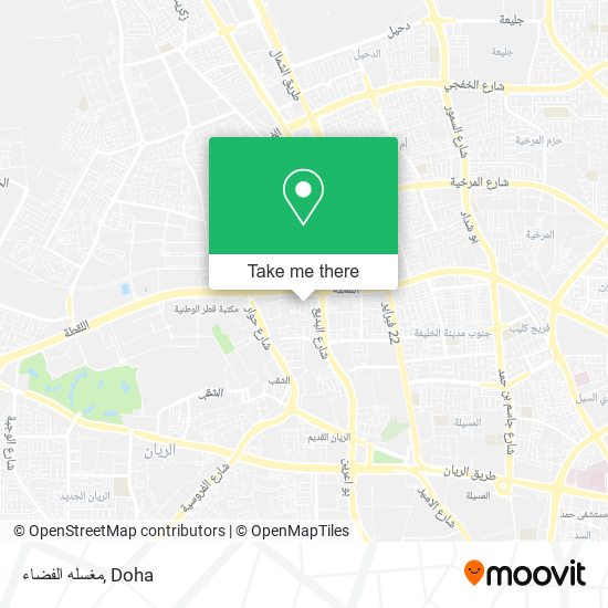 مغسله الفضاء map