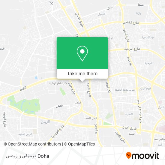 دوماياس ريزيدنس map