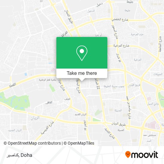 كناصير map