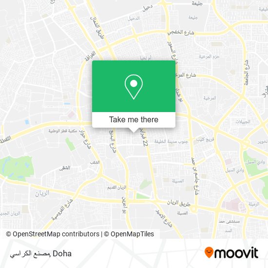 مصنع الكراسي map