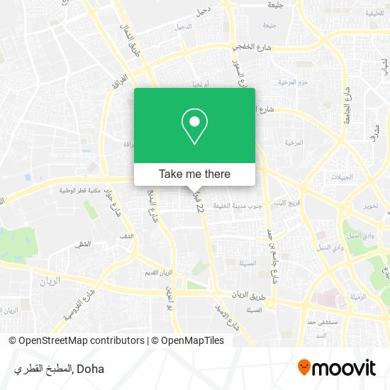 المطبخ القطري map