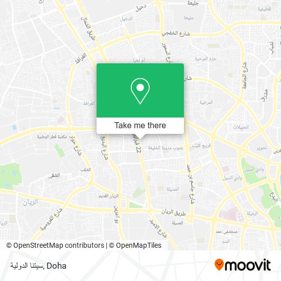 سيتنا الدولية map