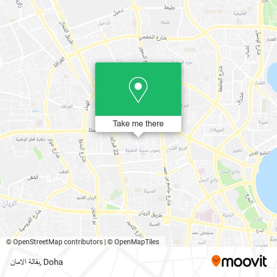 بقالة الامان map