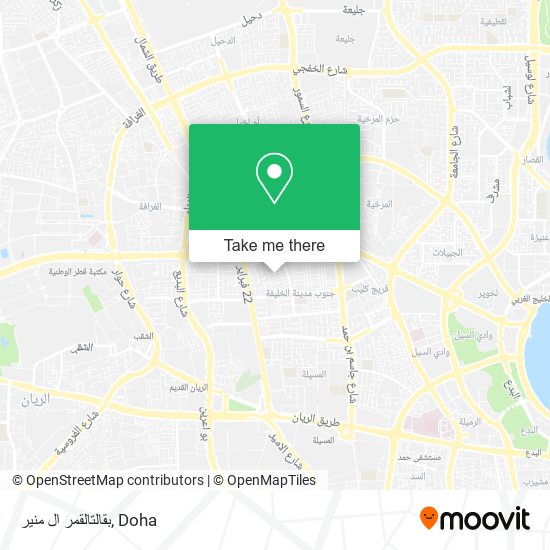 بقالتالقمر ال منير map