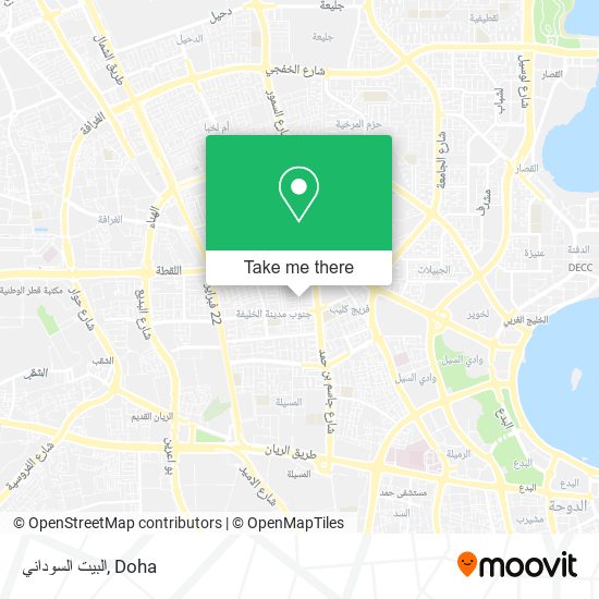 البيت السوداني map