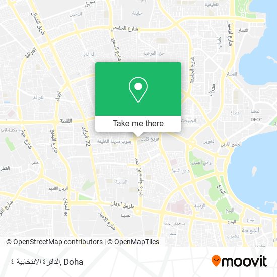 الدائرة الانتخابية ٤ map