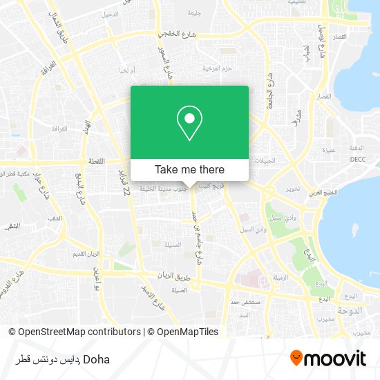 دايس دونتس قطر map