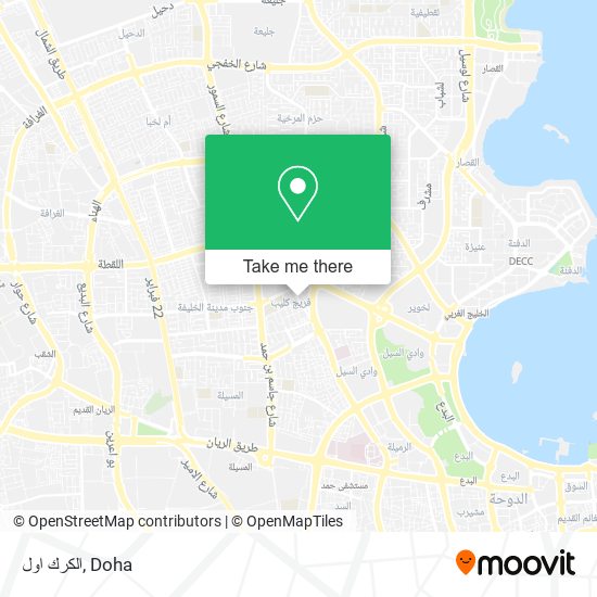 الكرك اول map