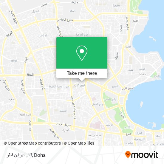 اتش ديزاين قطر map