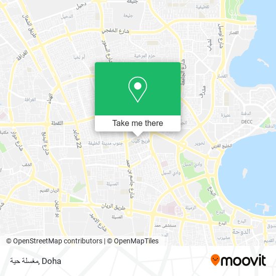 مغسلة حية map