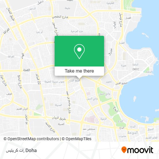 ات كريتيس map