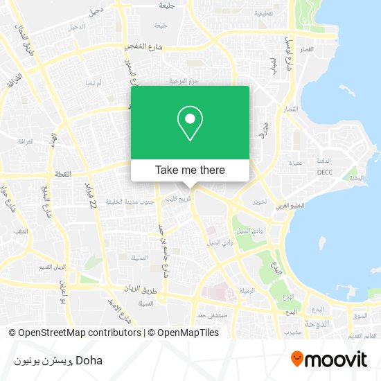 ويسترن يونيون map
