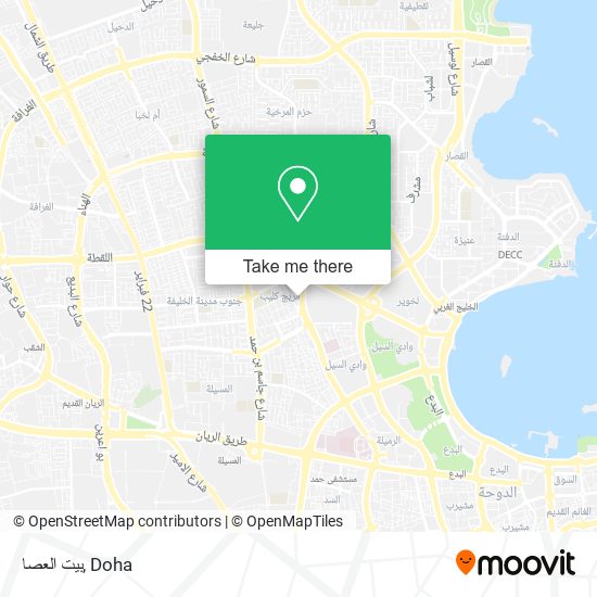 بيت العصا map