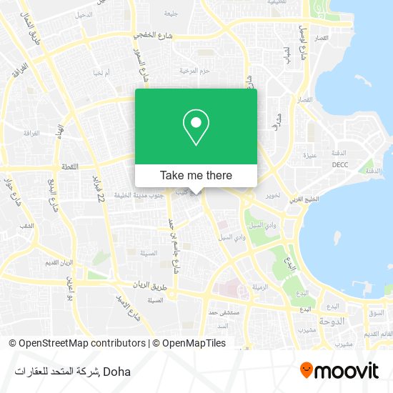 شركة المتحد للعقارات map
