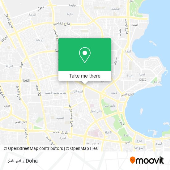 راديو قطر map
