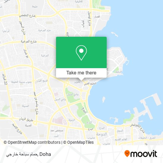 حمام سباحة خارجي map