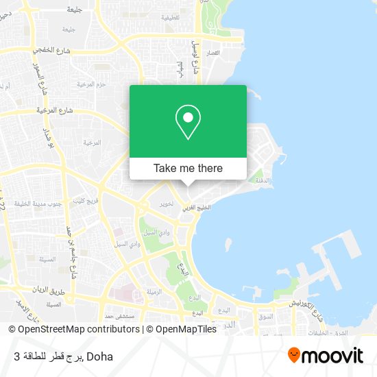 برج قطر للطاقة 3 map