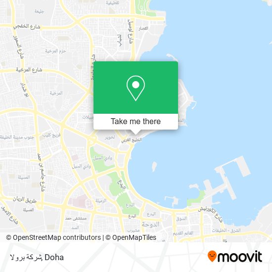 شركة برولا map