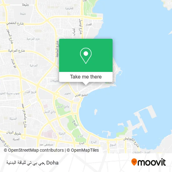 جي بي تي للياقة البدنية map