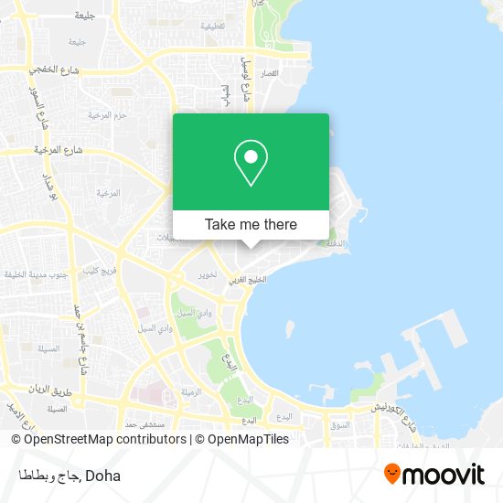 جاج وبطاطا map