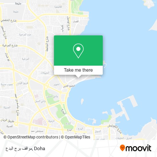 مواقف برج البدع map