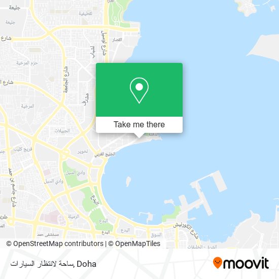 ساحة لانتظار السيارات map