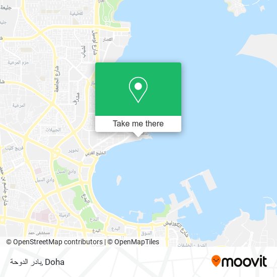 بادر الدوحة map