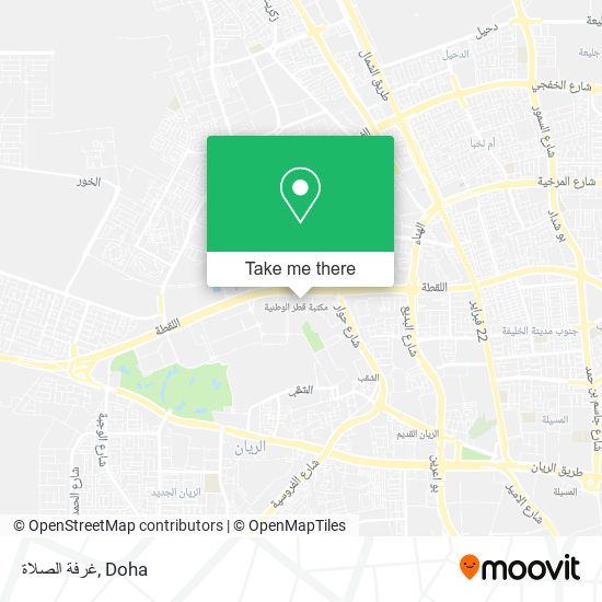غرفة الصلاة map