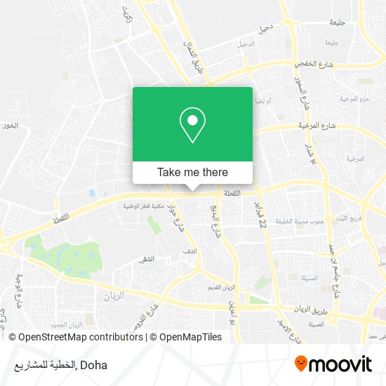الخطية للمشاريع map