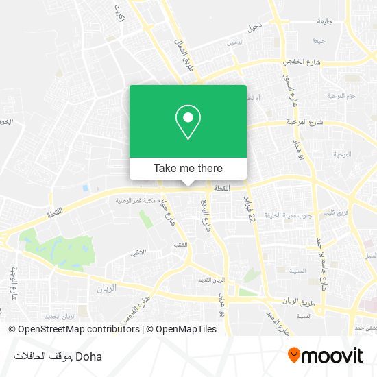 موقف الحافلات map
