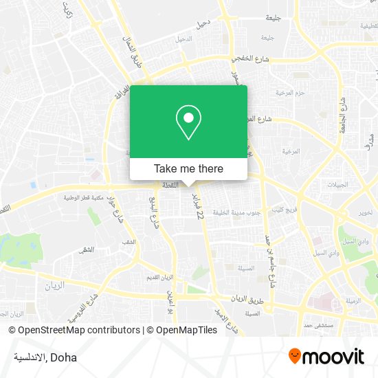الاندلسية map