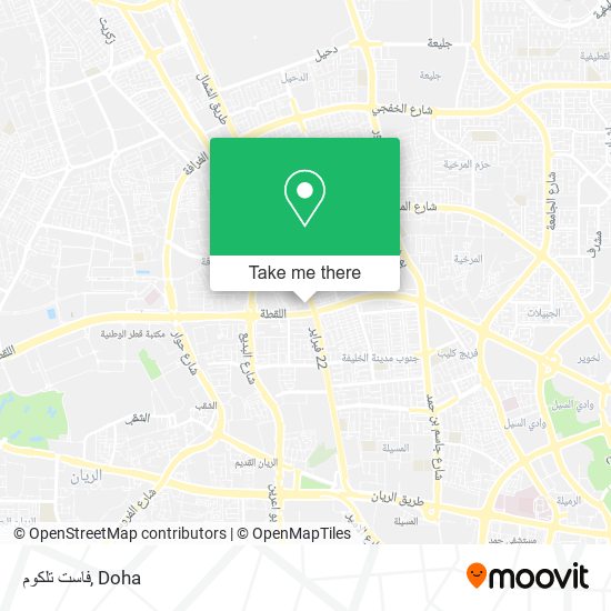 فاست تلكوم map