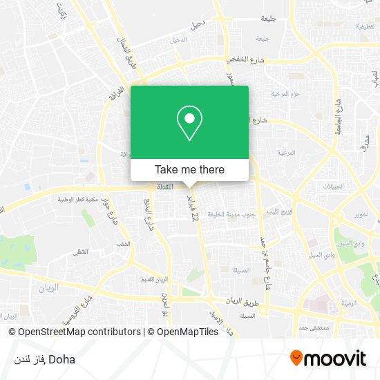 فاز لندن map