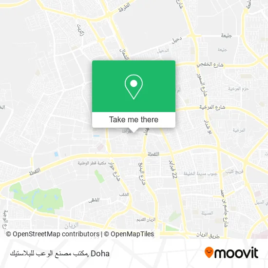 مكتب مصنع الوعب للبلاستيك map