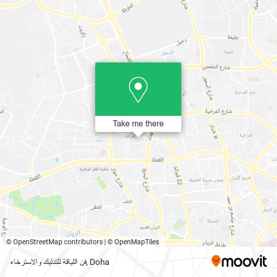 فن اللياقة للتدليك والاسترخاء map