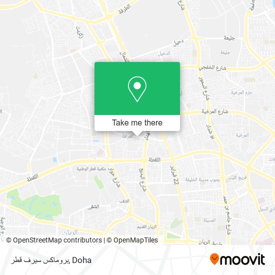 بروماكس سيرف قطر map