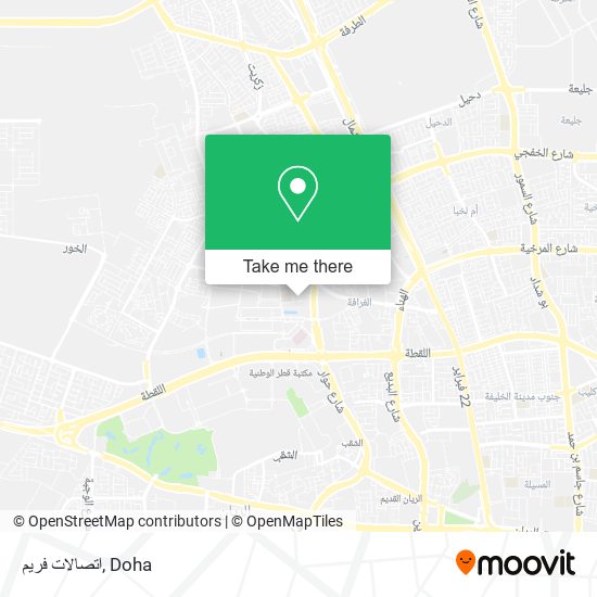 اتصالات فريم map