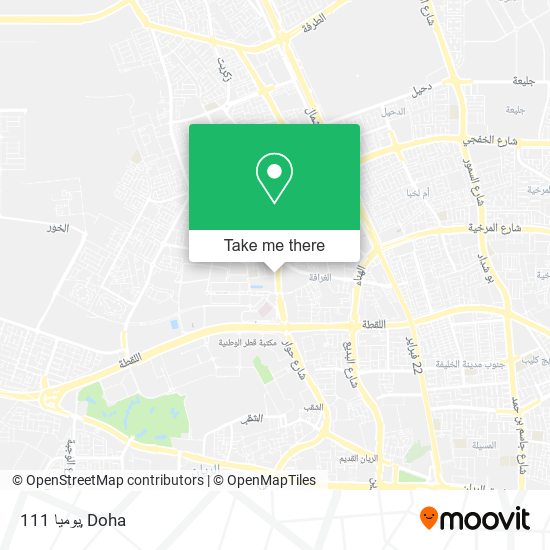 111 يوميا map