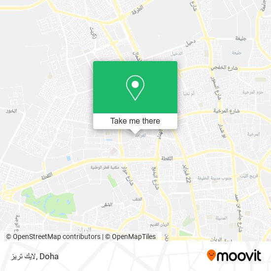 لايك تريز map