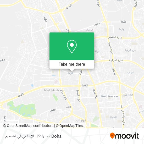 د- الابتكار الإبداعي في التصميم map