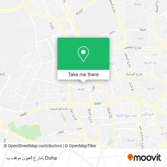شارع العيون موقف ب map