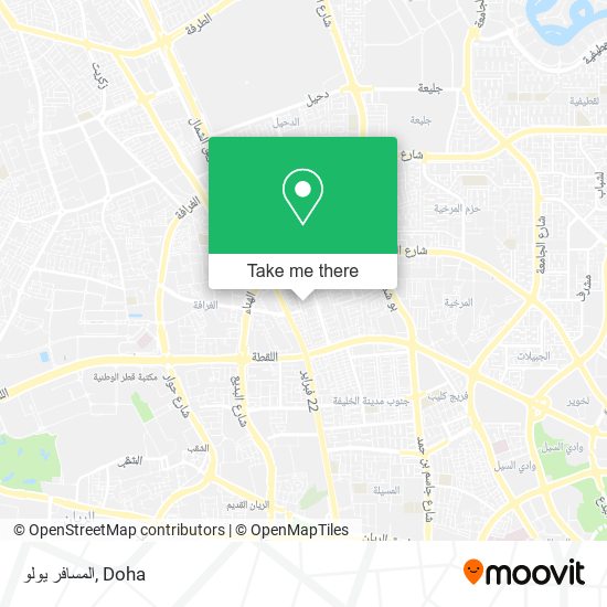 المسافر يولو map