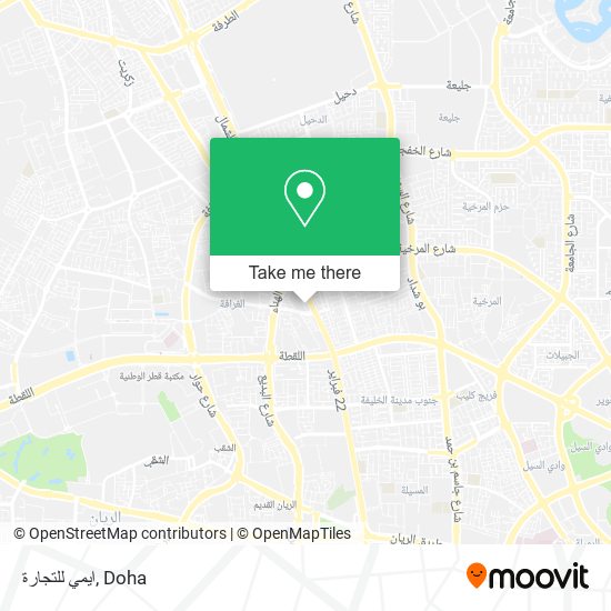 ايمي للتجارة map