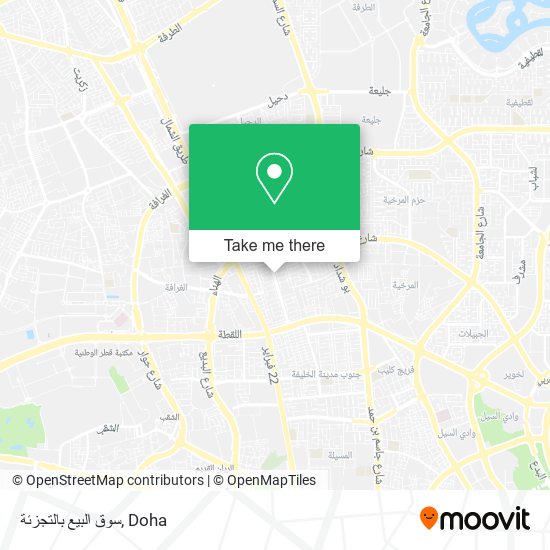 سوق البيع بالتجزئة map